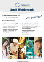 Plakat zum Azubi-Wettbewerb 2019/2020